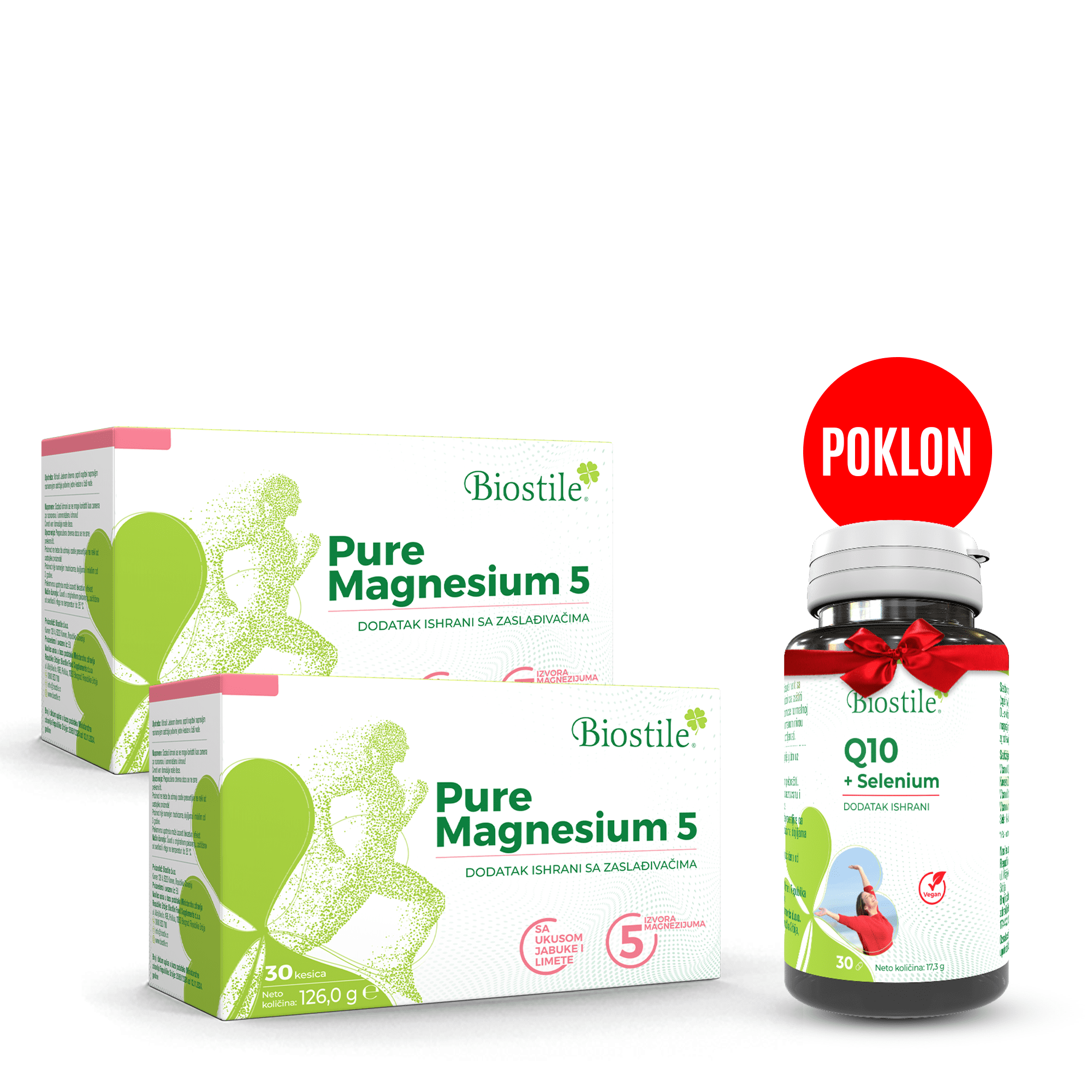 2 X PURE MAGNESIUM + POKLON KOENZIM Q10