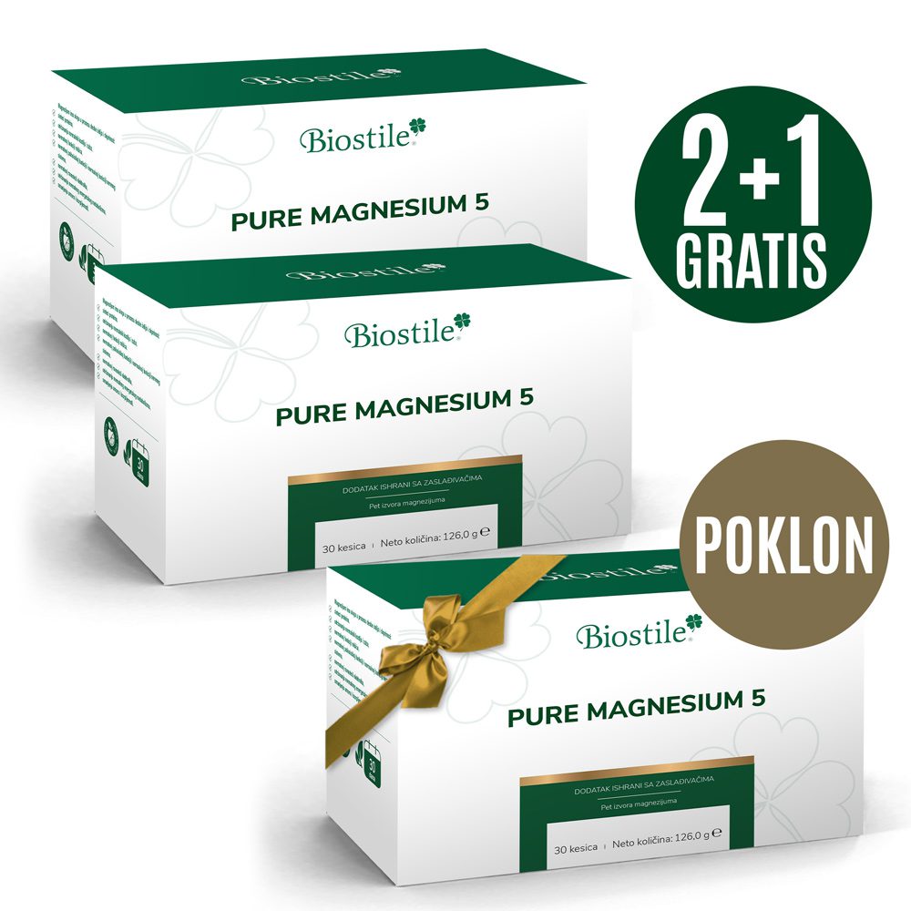 2x Pure Magnesium + gratis Pure Magnesium