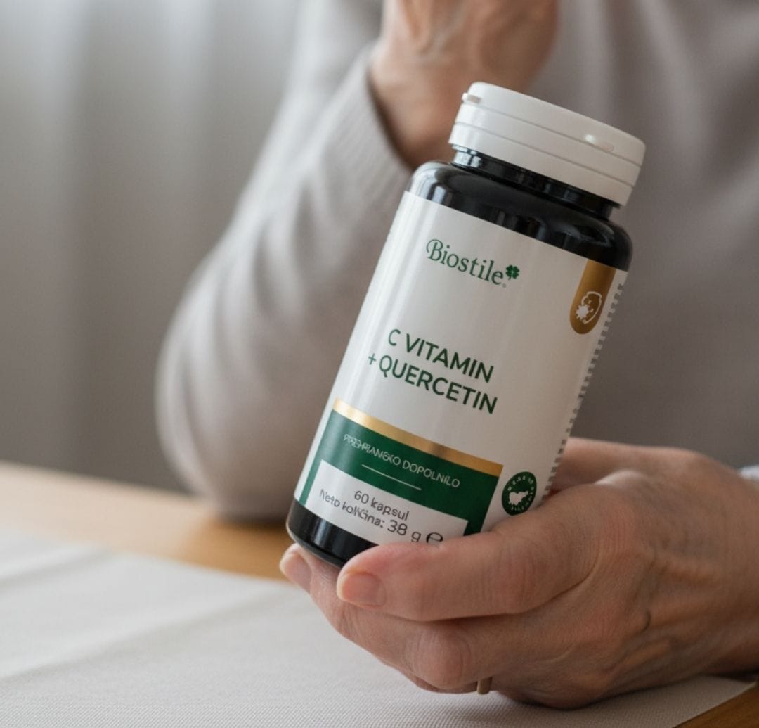 C vitamin + Quercetin, 60 kapsul