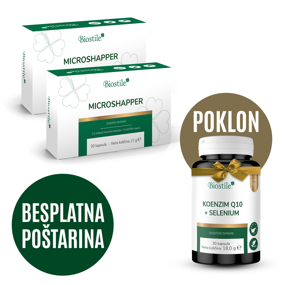 2x Microshapper + poklon Koenzim Q10