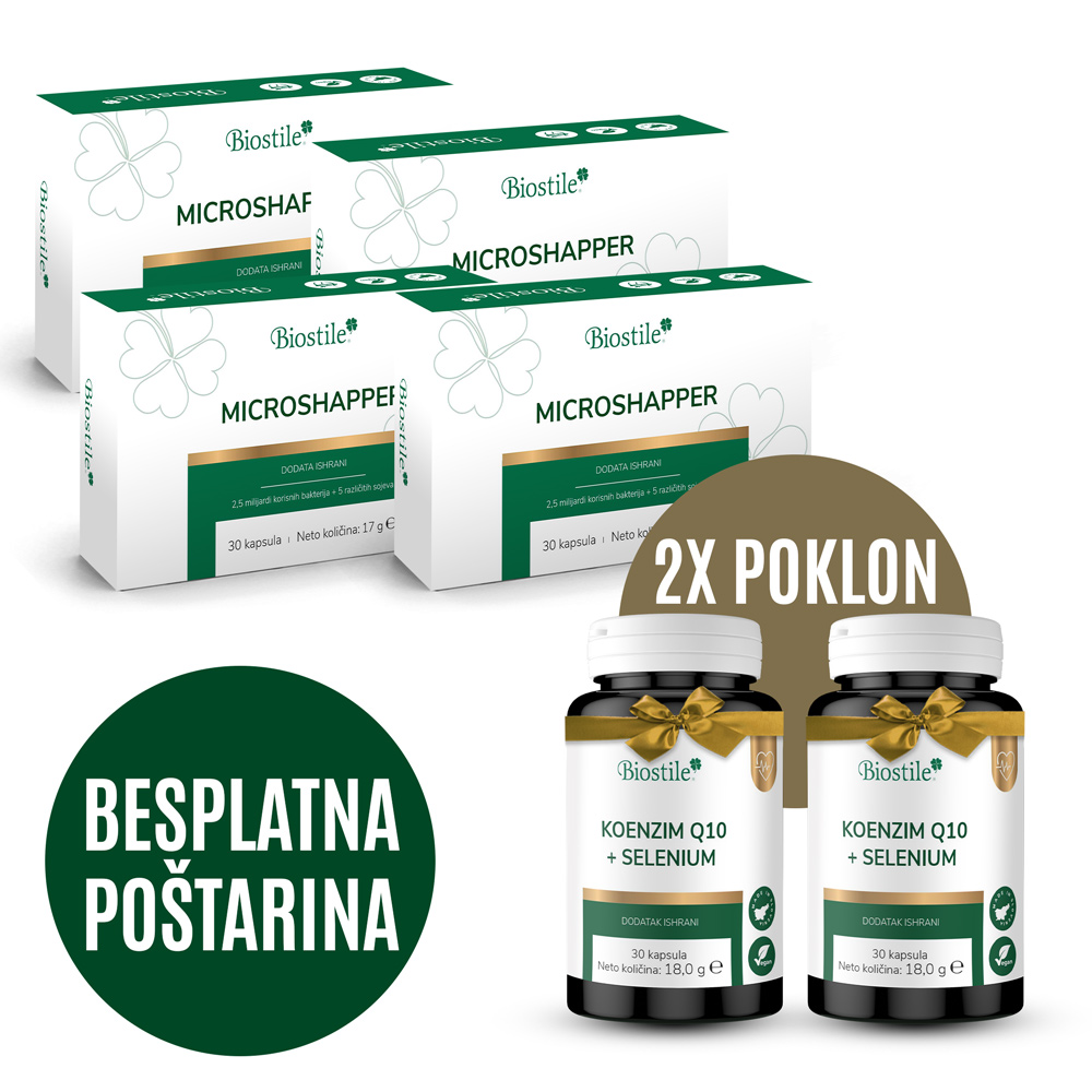 4x Microshapper + 2x poklon Koenzim Q10